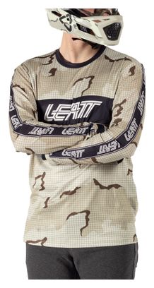 Maglia a maniche lunghe Leatt Gravity 3.0 Beige