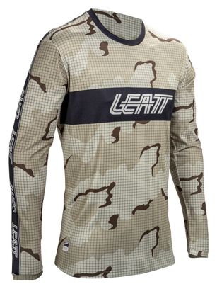 Maglia a maniche lunghe Leatt Gravity 3.0 Beige