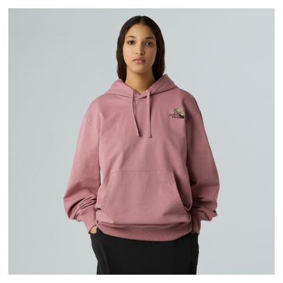 Sweat à Capuche Unisexe The North Face Graphic Dome Flower Rose