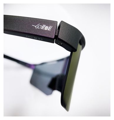 Gafas Cébé Outflow Cat 3 Negro Mate Cameleon
