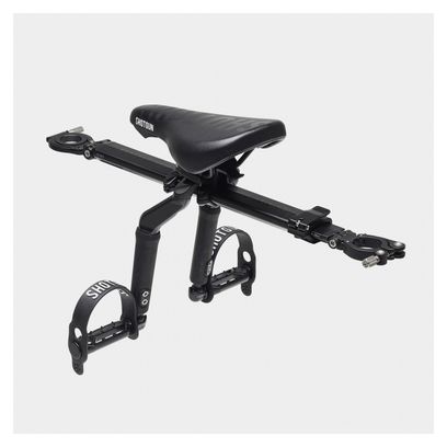 Shotgun Pro Front Mounted Child Bike Seat Black