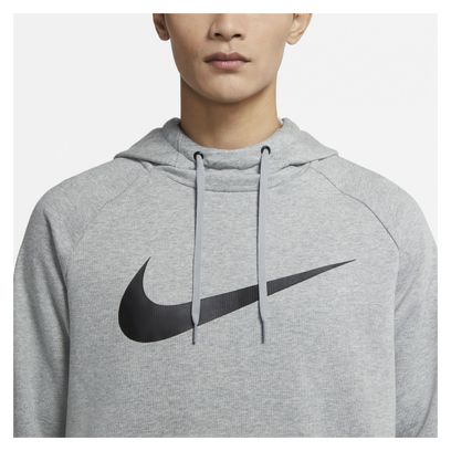 Felpa con cappuccio da allenamento Nike Dri-Fit grigia