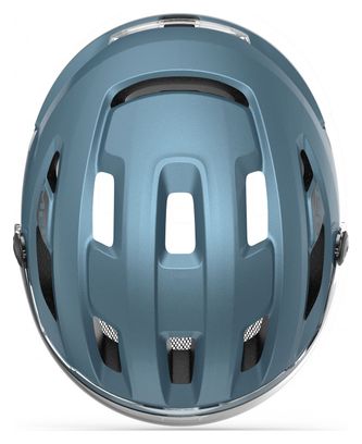 MET Intercity Mips Helm Blau Metallic Matt