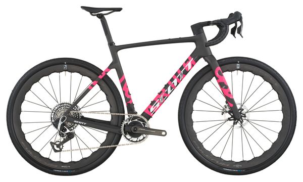 Bicicletta gravel Scott Addict Gravel RC Sram Red XPLR AXS 13V 700 mm Nero/Rosa 2026