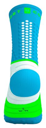 Chaussettes Compressport Ultra Trail V2.0 Bleu/Vert
