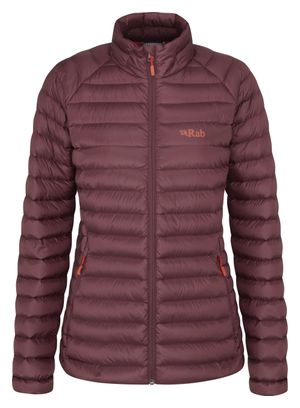 Damen Rab Microlight Daunenjacke Bordeaux