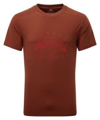 Mountain Equipment Headpoint Ekur Bordeaux Technisch T-shirt