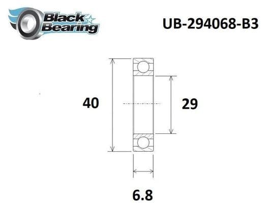 Roulement B3 - Blackbearing - 294068-2rs - 29 x 40 x 6 8 mm