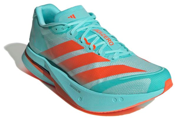 adidas Adizero Boston 13 Running Shoes, Blue/Orange, Men's