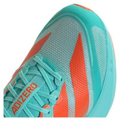adidas Adizero Boston 13 Running Shoes, Blue/Orange, Men's