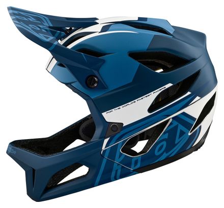 Troy Lee Designs Stage Mips Vector Blue Integral Helmet