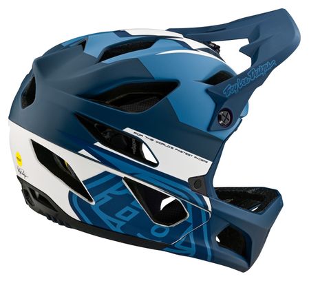 Casque Integral Troy Lee Designs Stage Mips Vector Bleu