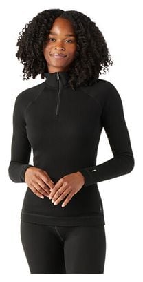 Smartwool Women's Classic Thermal Merino 1/2 Zip Baselayer Black