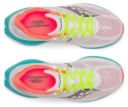 Scarpe da corsa Saucony Endorphin Speed 5 Bianco/Multicolore Donna
