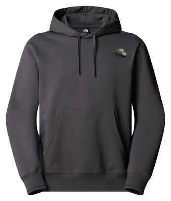 The North Face Graphic Dome Flower Unisex Hoodie Grijs