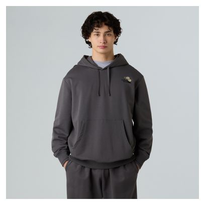 The North Face Graphic Dome Flower Unisex Hoodie Grijs