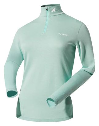 Bjork Zip 210 – Sous-vêtement mérinos zippé respirant vert