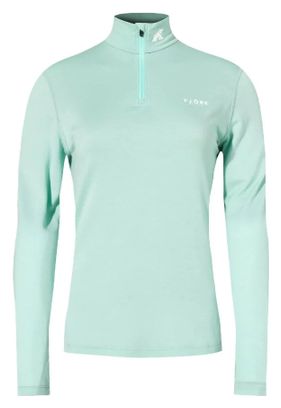 Bjork Zip 210 – Sous-vêtement mérinos zippé respirant vert