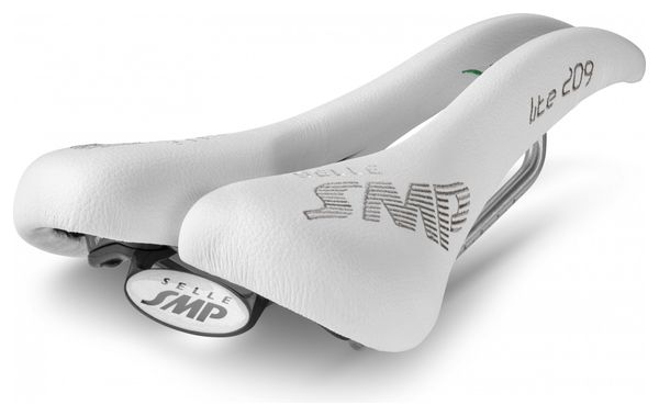 Selle SMP Lite 209 Rails Inox Blanc