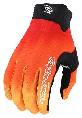 Guantes Troy Lee Designs AIR JET FUEL Negro/Rojo