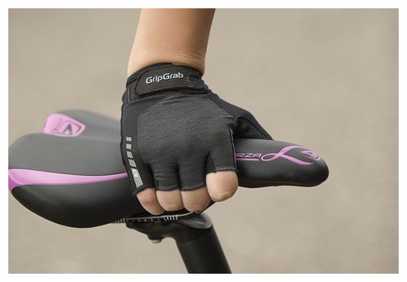 GripGrab ProGel Vrouwen Korte Handschoenen Zwart Grijs