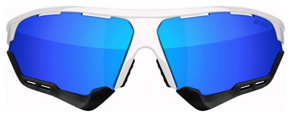 Scicon Sports Aerocomfort SCN PP XL Lunettes De Soleil De Performance Sportive (Multimirror Bleu Scnpp/Luminosité Blanche)