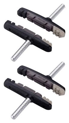 BBB BBS-04 Lot De 2 Paires De Patins De Frein VeeStop Pour Vélo M Vert