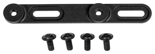 Adaptateur de Porte-Bidon Ortlieb Offset-Plate 64 mm Noir