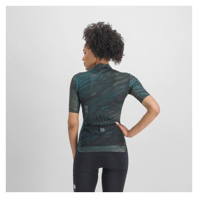 Maillot Manches Courtes Femme Sportful Cliff Supergiara Bleu/Khaki
