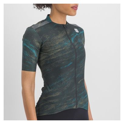 Maillot Manches Courtes Femme Sportful Cliff Supergiara Bleu/Khaki