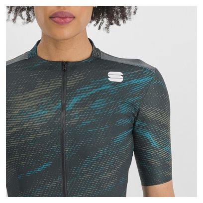 Maillot Manches Courtes Femme Sportful Cliff Supergiara Bleu/Khaki