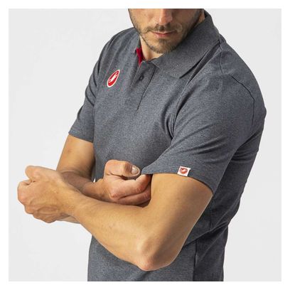 Castelli Race Day short sleeve polo grey