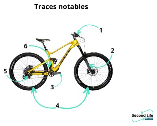 Producto renovado - Lapierre Spicy CF 6.9 Sram GX Eagle 12V 29' All Mountain Bike Amarillo 2023