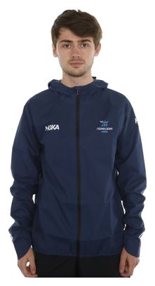 Veste imperméable Hoka Les Templiers Waterproof Bleu Unisexe