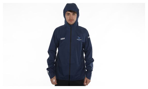 CHAQUETA IMPERMEABLE Hoka Les Templiers Azul Unisex