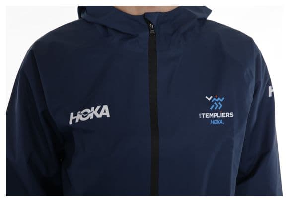 CHAQUETA IMPERMEABLE Hoka Les Templiers Azul Unisex