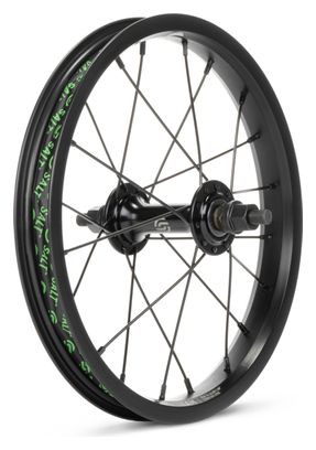 SALT ROOKIE front wheel single wall 3/8axle black