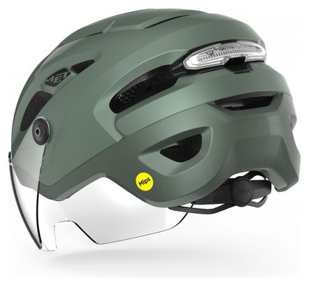 Casque MET Intercity Mips Sage Metallic Mat