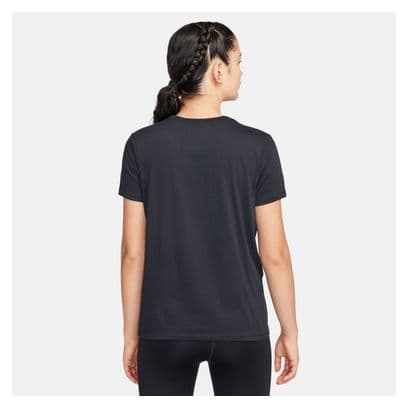 Women's Nike Dri-Fit Trail logo short-sleeved shirt Black