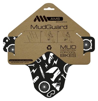 All Mountain Style AMS Joy Ride Front Mudguard Black