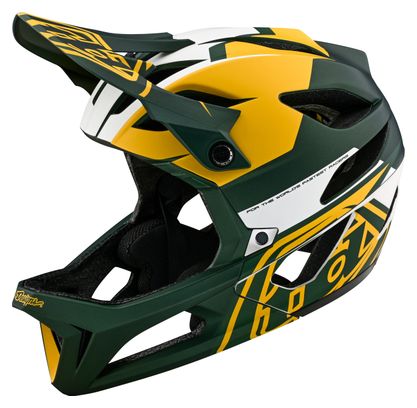 Troy Lee Designs Stage Mips Vector Integral Helm Groen/Geel