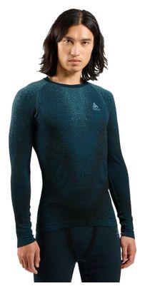 BaseLayer Manches Longues Odlo Blackcomb Bleu