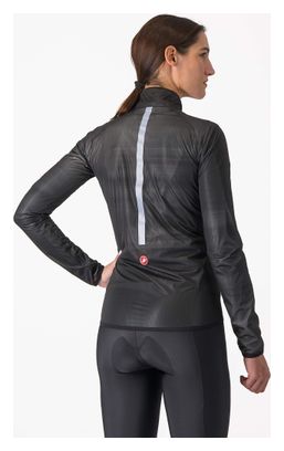 Veste Coupe-Vent Femme Castelli Squall Shell Noir/Silver