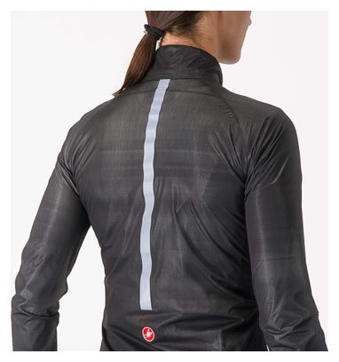 Castelli Squall Shell Winddichte Jas voor dames Zwart/Zilver