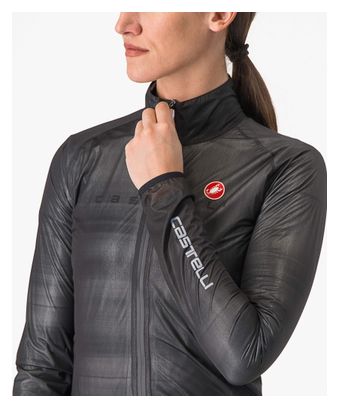 Castelli Squall Shell Winddichte Jas voor dames Zwart/Zilver