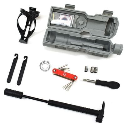 Bidon porte outils - kit complet avec outillage vélo