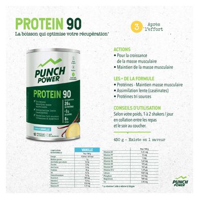 PROTEIN 90 VANILLE - POT 450 G