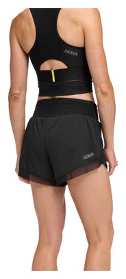 Women's Hoka Glide 4in Black Short