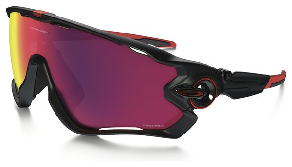 Lunettes OAKLEY JAWBREAKER Noir Rouge - Prizm Road Réf OO9290-2031