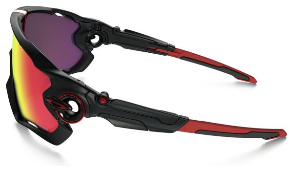 Occhiali OAKLEY JAWBREAKER Rossi Neri - Prizm Road Rif OO9290-20